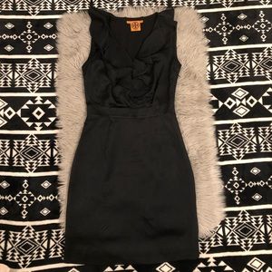 Tory Birch Black Ruffle Dress
